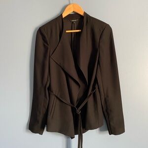 RW&CO Elegant Black Women's Wrap Jacket